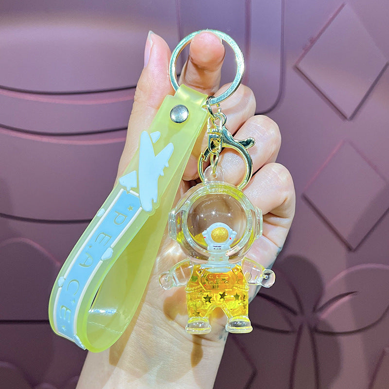 Wholesale Cute Cartoon Astronaut Spaceman Couple Keychain
